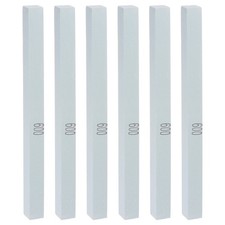 6pcs Sharpening Stones 600 Grit 150x12x12mm Green Silicon Carbide Whetstone