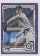 2020 Bowman Draft Purple Border 94/250 Dane Acker #BD-8 00gy