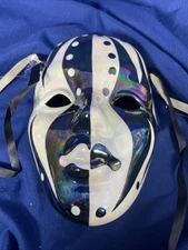 Mardi Gras Mask Wall Art Decor Porcelain Carnival New Orleans Signed