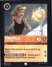 Cinderella - Gentle and Kind 3/204 Uncommon The First Chapter Lorcana Near Mint