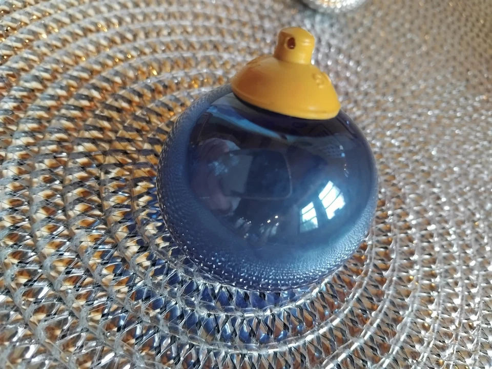 Ancienne Boule Déco Noël 5cm Vergo VG Goetzenbruck Meisenthal Sapin RARE - Photo 4/4