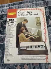 Vintage 1959 Audion Organ Key Selector Variety Songs Song Book