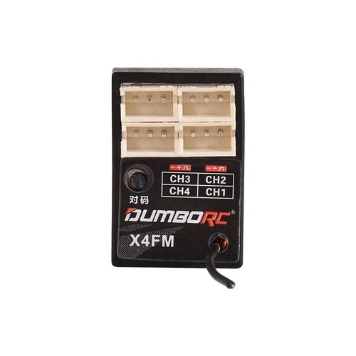 Micro RX DumboRC Receiver X4FM 4CH for DumboRC X6 X6PM X5P X4 TX 1pc - Picture 8 of 14