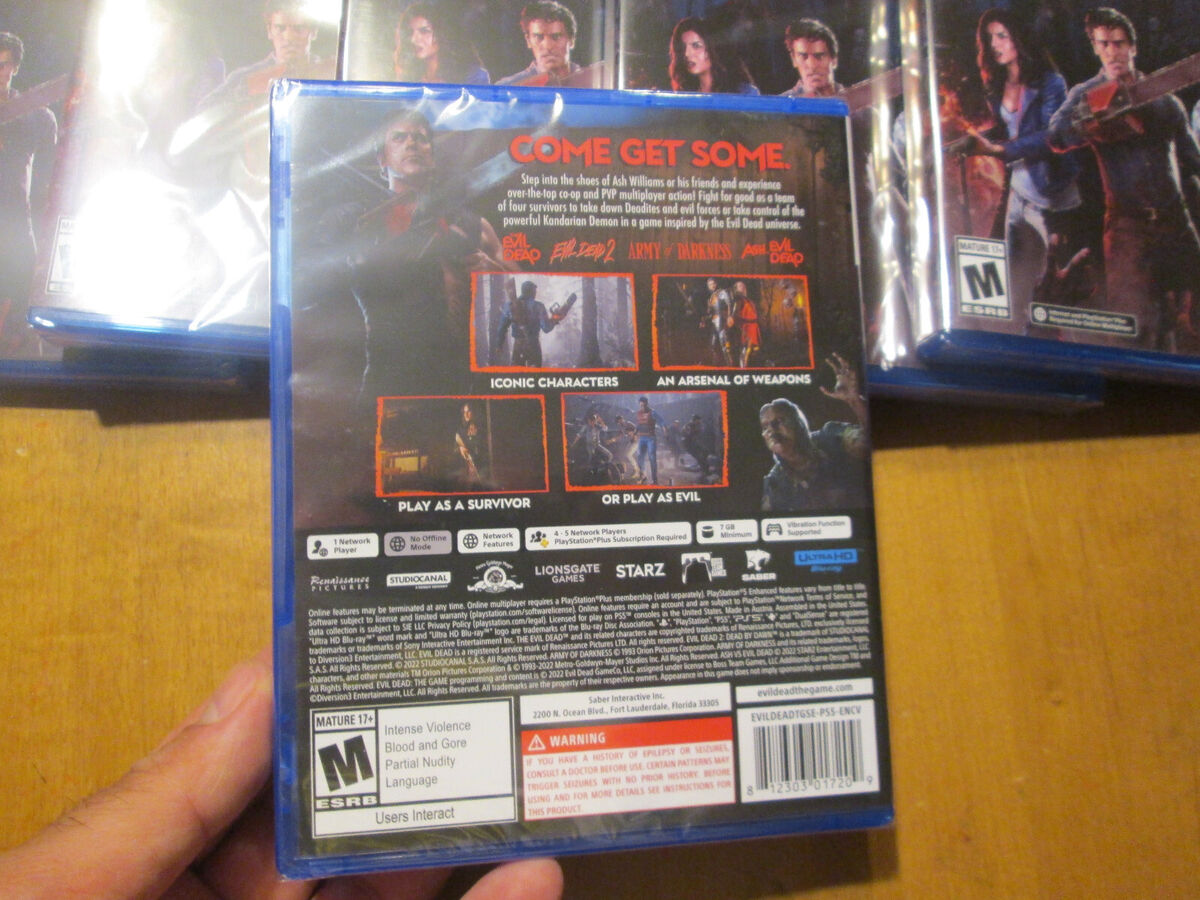 Evil Dead: The Game, PlayStation 5, Nighthawk Interactive, 812303017209 