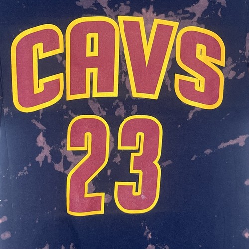 Cleveland Cavaliers LeBron Adidas T Shirt Blue Adult Size M Short Sleeve T-Shirt - Picture 2 of 10