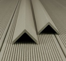 WPC Abschlusskante Terrasse Abschlussleiste Abdeckleiste, 6 Farben, Länge 2.0m