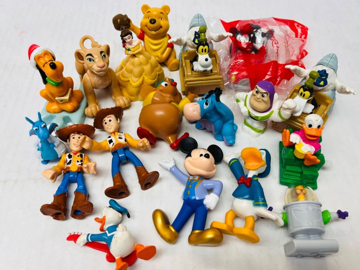 Disney Character Toy Lot Mickey Mouse Donald Duck Toy Story Lion King & More