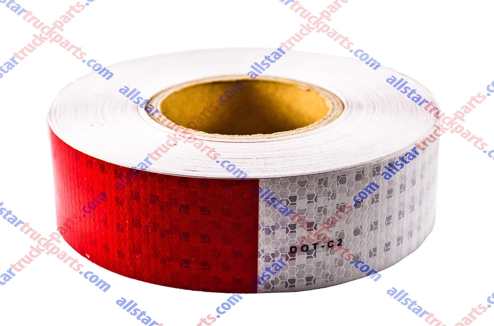 Qty2-Conspicuity Tape 2”x150’ Approved DOT-C2 Reflective Trailer Red White - product detail image 2