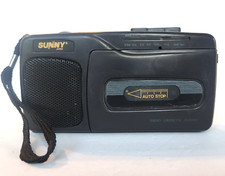 Vintage Sunny 8018 AM FM Radio Audio Cassette Player Annetenna Japan Tested
