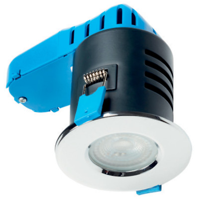 Deta L1701CH4 LED Brandschutz Einbauleuchte 240 V chrom