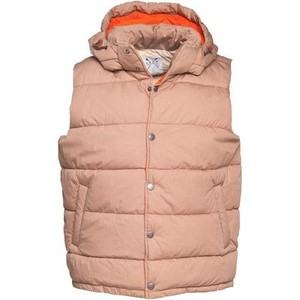 beige long body warmer