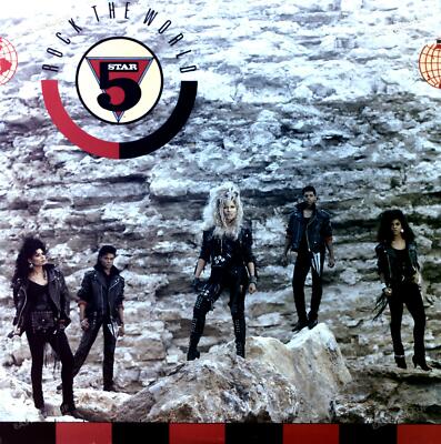 Five Star - Rock The World LP 1988 (VG/VG) .