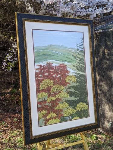 Litografía ""Majesty, Great Smoky Mountains"" de Henrietta Lambert (Cherokee) - Imagen 3 de 10