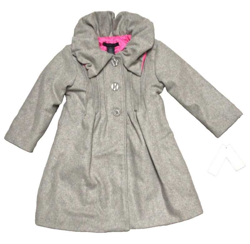 NWT Calvin Klein Jeans peacoat gray youth girls size 3T New  coat (96.00)