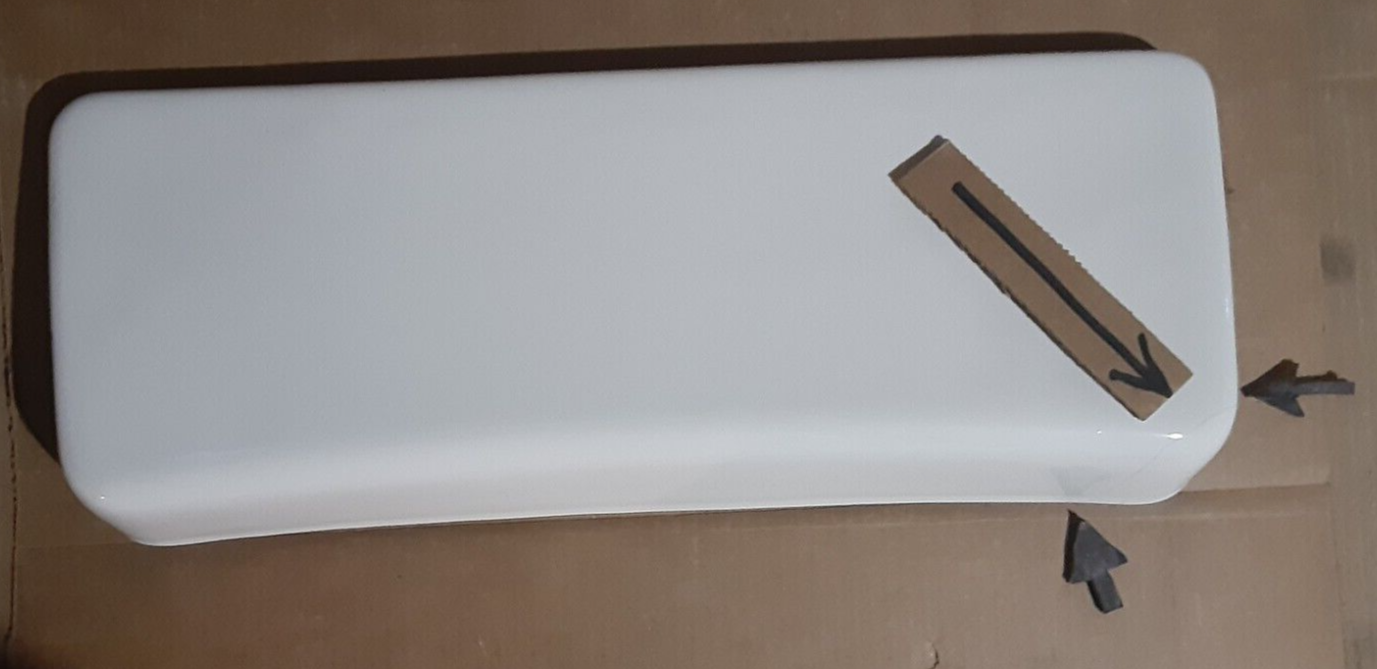 No Hair Crack READ WHITE 20.25 x 7.5 Eljer 1511500 3244 EMBLEM toilet