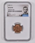 MS66 RD 1934 Lincoln Wheat Cent NGC Special Label