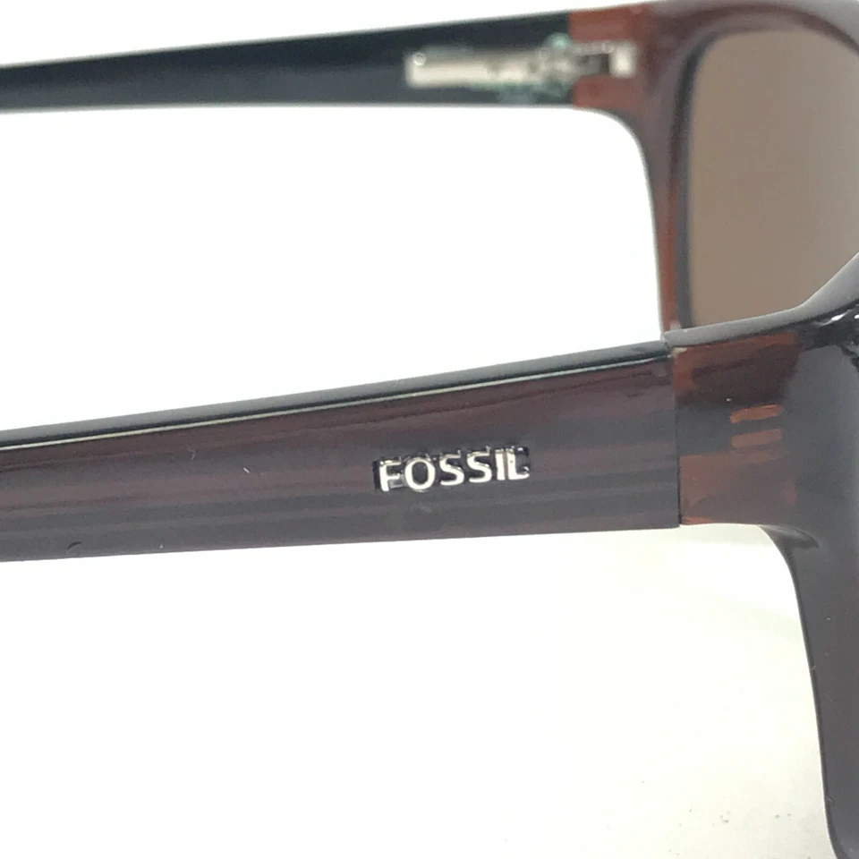 Gafas de sol Fossil PS3793L 200 monturas cuadradas rojas con lentes marrones 60-17-130 Foto 4 de 4