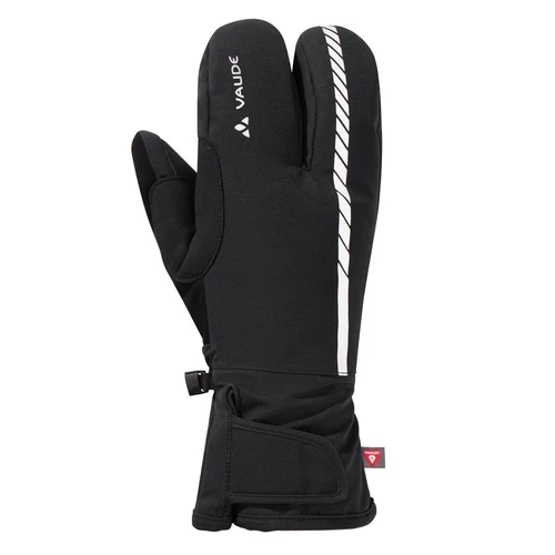 VAUDE Syberia Gloves III 3-Finger-Fahrradhandschuhe Schwarz