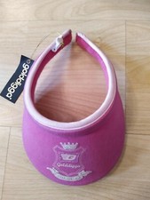 PLAYBOY DESIGNER WOMENS UNISEX SUN CAP HAT VISOR PINK VERY RARE NEW 