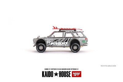 Mini GT x Kaido House 1:64 Datsun KAIDO 510 Wagon 4x4 Kaido