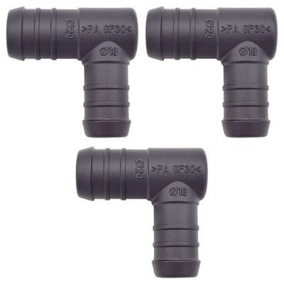5x Schlauchverbinder 90° Winkel - L-Form Für 32x28mm Schläuche