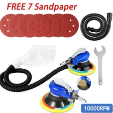 6"Air Random Orbital Polisher Sander 150mm Dual Action Auto Body Orbit DA Sander