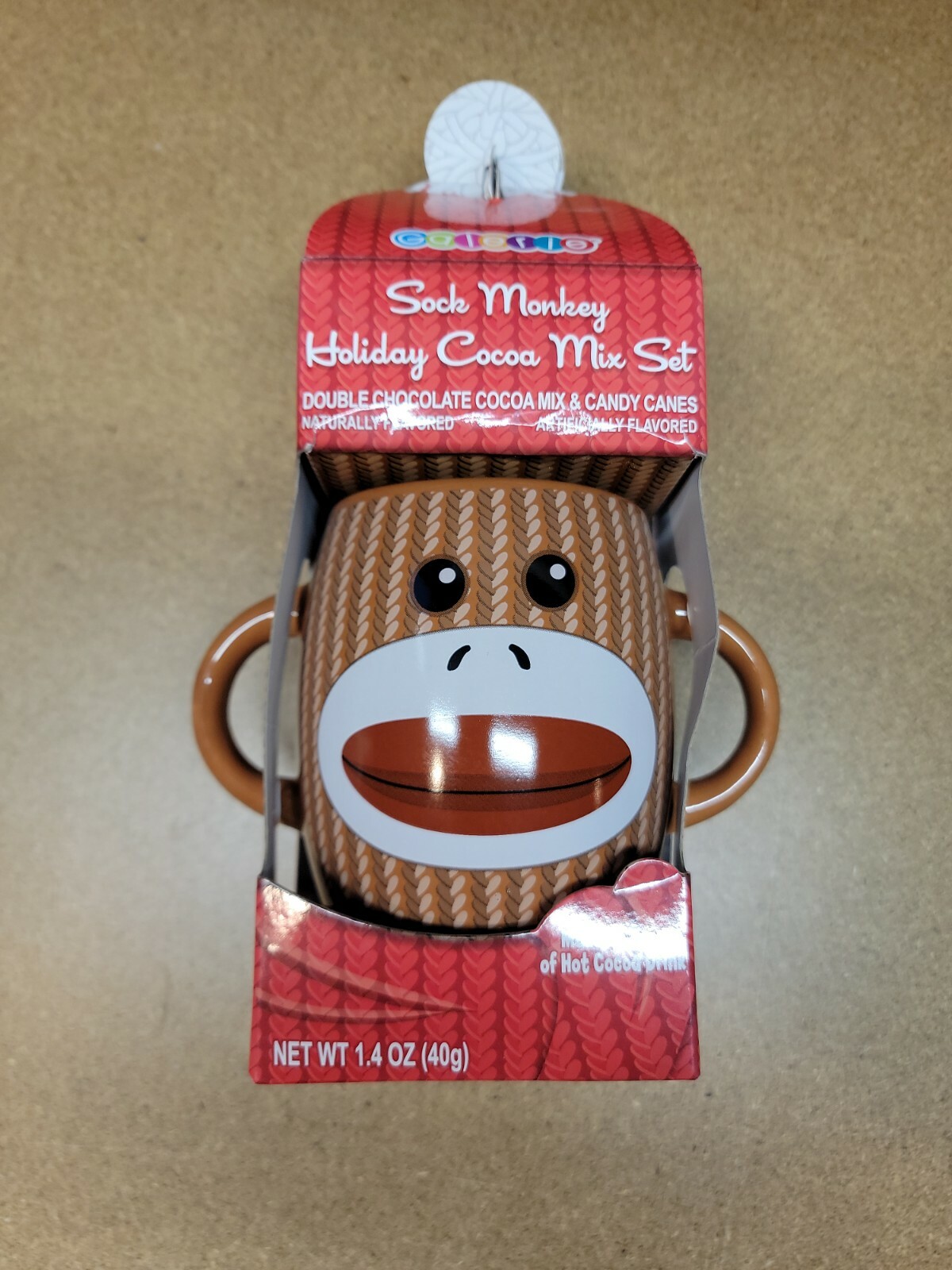 SAOLA Sock Money Holiday Set Cacao Tazza con Doppio Manico SOLO TAZZA