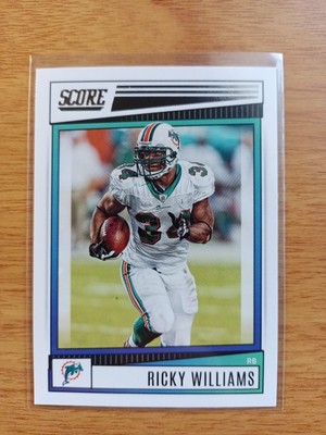 RICKY WILLIAMS 2022 PANINI SCORE FOOTBALL CARD-#280-DOLPHINS ? | eBay