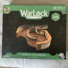 WizKids Warlock Tiles Town  Village III Curves Expansion