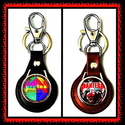 PANTERA REINVENTING THE STEEL EXCLUSIVE COLLECTION OF TWO LEATHER KEYCHAINS
