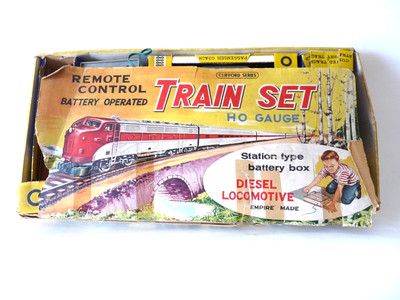 VINTAGE 1960er CLIFFORD SERIE BATTERIEBETRIEBEN FERNGESTEUERTES ZUG-SET