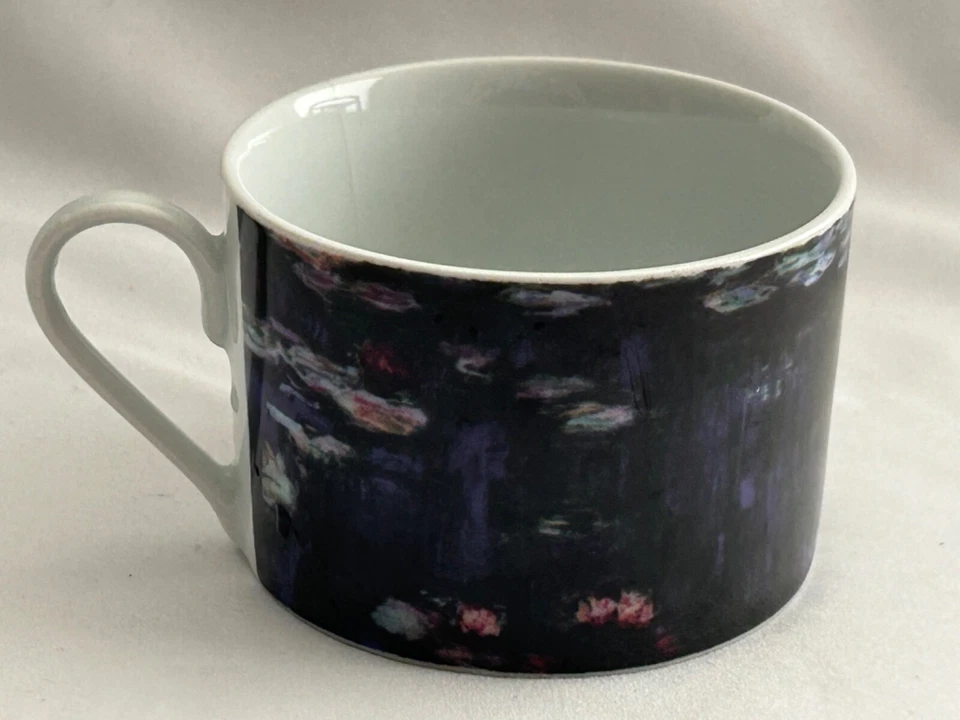 Preciosa taza de café/té Claude Monet Waterlies de porcelana de 6 oz ¡Excelente! Foto 2 de 4