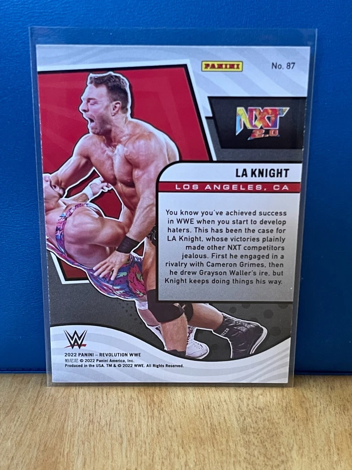 2022 Panini Revolution WWE #87 LA Knight NXT 2.0 - Image 2 of 2