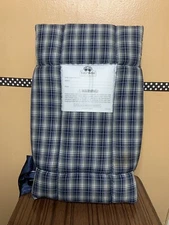 Cosco Tote'n'Go Kids 25-40 lbs Booster Back  Covert Strap Portable Blue Check