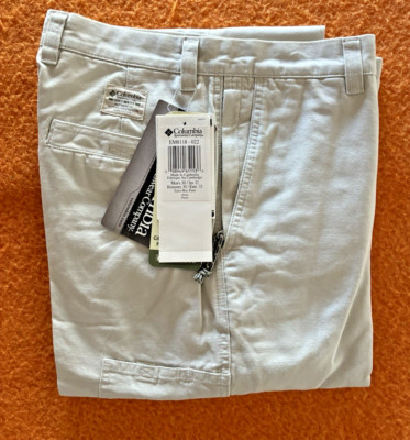 Columbia Rugged Chino Outdoor Hose W30 L32 Euro Roc Pant. Farbe Stone (Hellgrau)