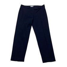 Liz Claiborne Career Navy Blue Mid Rise Emma Dress Pants Size 8