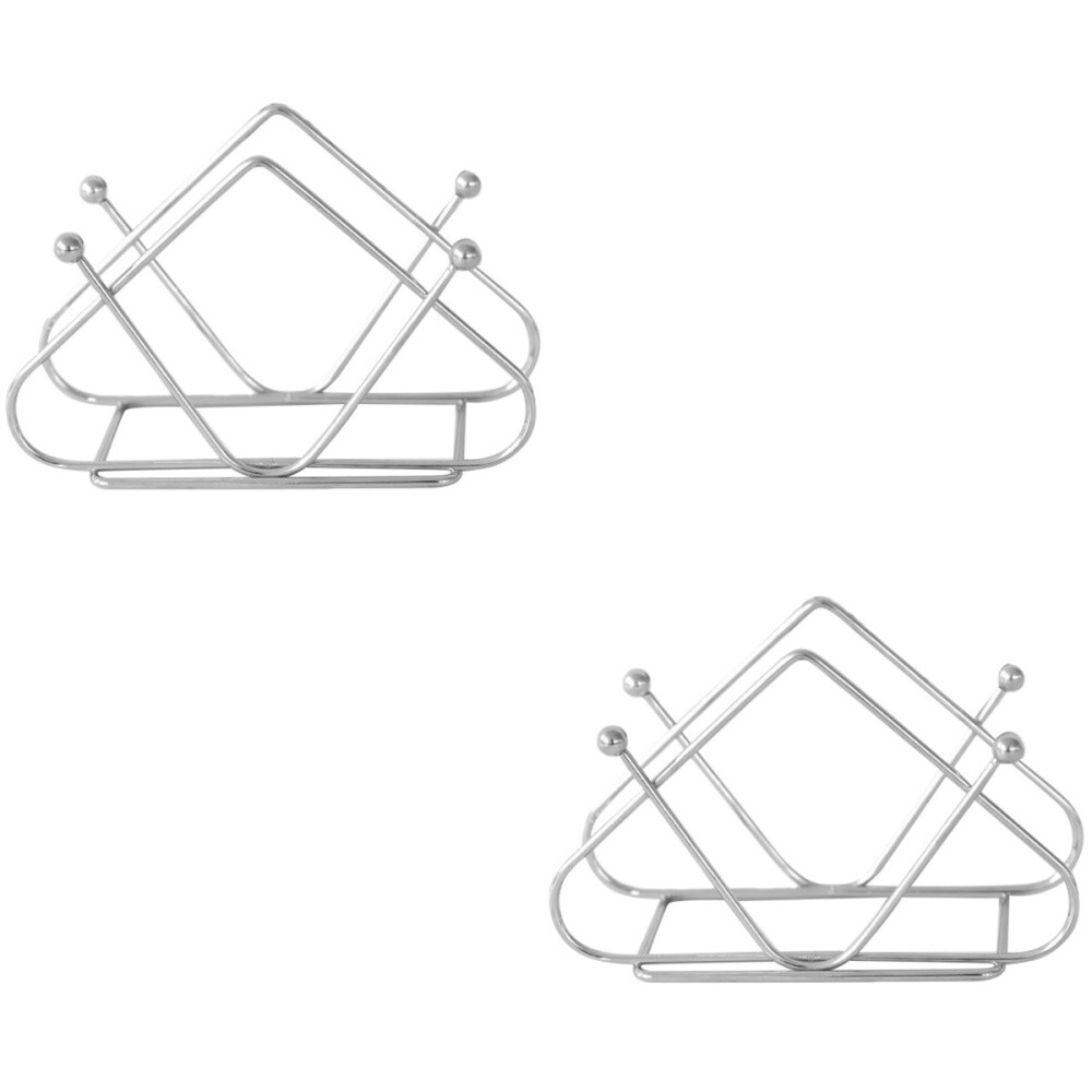 Set of 2 Napkin Organizer Holder for Countertop Kitchen Paper Towel