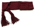 CIVIL WAR OFFICER MAROON WOOL UNIFORM SASH- INFANTRY