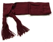 CIVIL WAR OFFICER MAROON WOOL UNIFORM SASH- INFANTRY