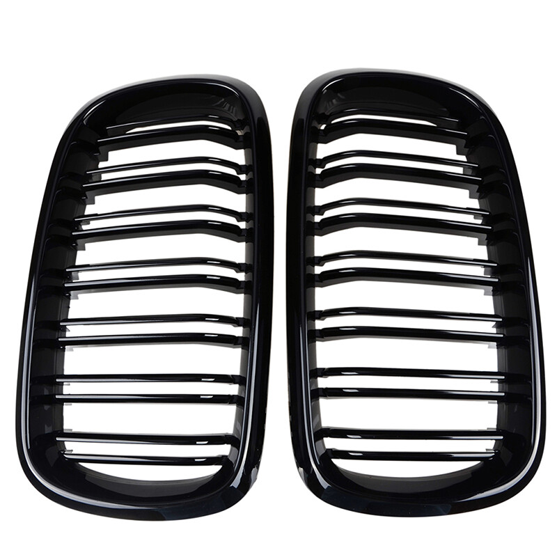 2014-2016 Fits BMW F15 X5 SUV Painted Black Front Hood Kidney Grille