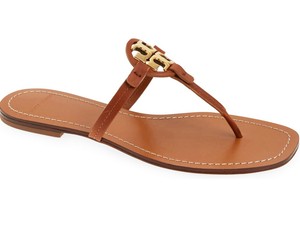 New in Box Tory Burch Mini Miller Leather Thong Sandal Vintage Vachetta Tan US 7 192485289916 | eBay