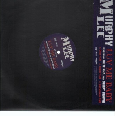 Murphy Lee Luv Me Baby Vinyl Single 12inch Universal