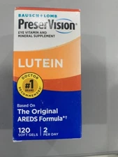 Bausch & Lomb PreserVision AREDS Lutein Eye supplement 120 Softgels (Pack Of 3)