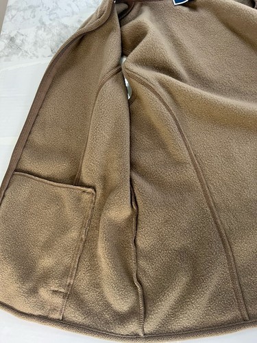 Karen Scott Sport Full Zip Zeroproof Fleece Vest Sweater Womens PL Brown Cassis - Picture 18 of 18