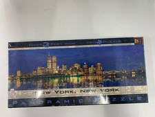 New York, New York Panoramic Puzzle 750 Piece, New York City. Sealed. Twin Tower