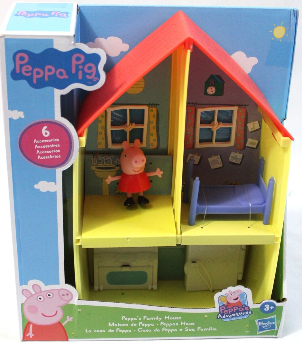 Peppa Pig Peppa's Adventures Family House Playset Preschool Toy 3+  Accessories