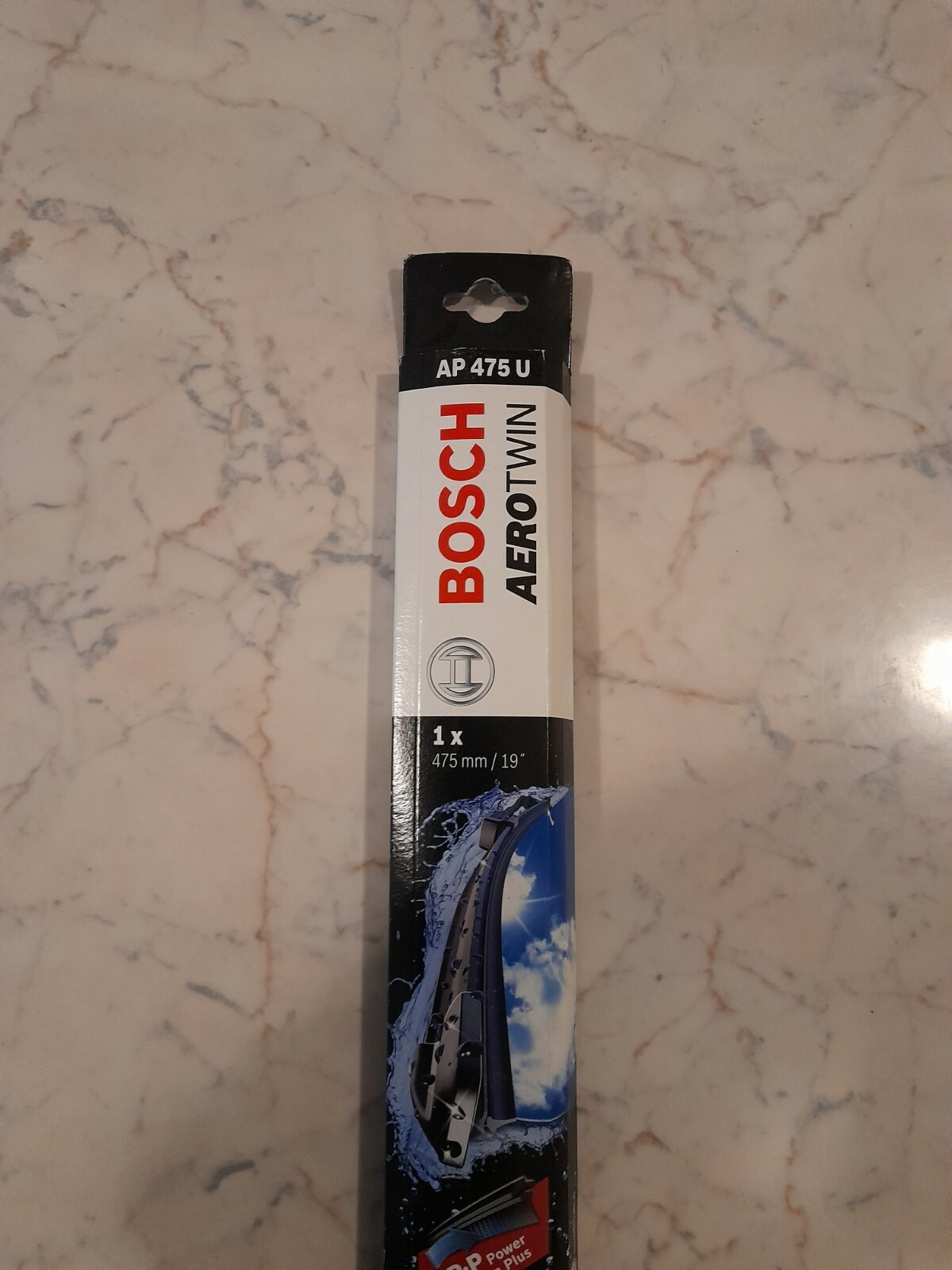 SPAZZOLA TERGICRISTALLO Bosch AP475U 47,5 cm 1 AEROTWIN Multiclip audi bmw fiat