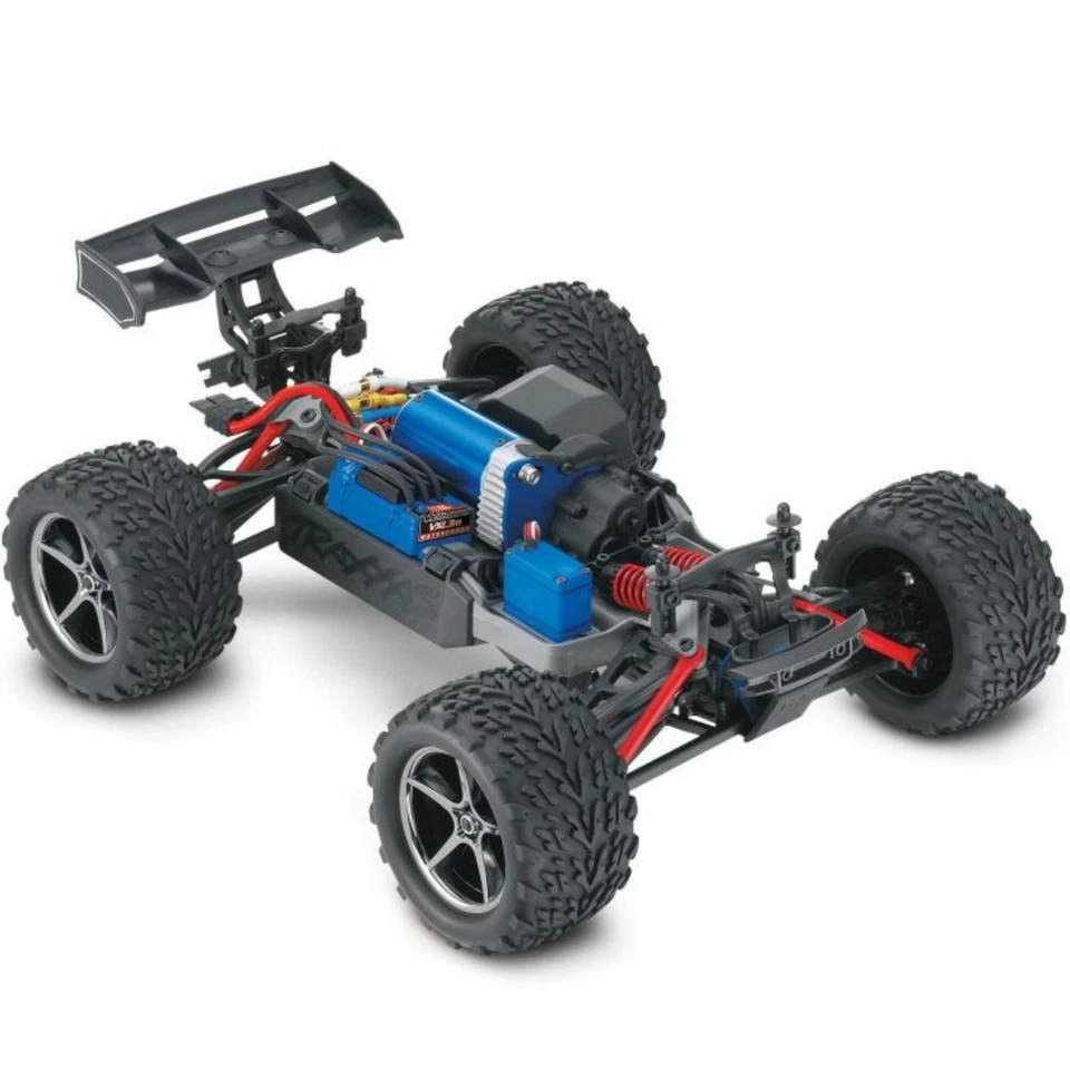 Traxxas E-Revo 1:16 Tsm Blu Rtr Vxl Rtr senza Spazzole TRX71076-8BLUEX - Immagine 2 di 4