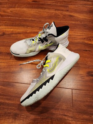 Nike Kyrie Flytrap 5 Summit White Black Volt Shoes CZ4100-101 Men's Size 15