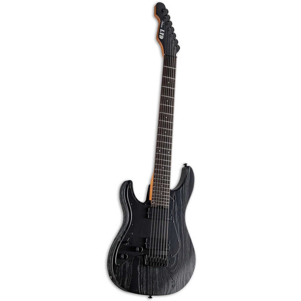 ESP LTD SN-1007HT Baritone Left Handed Electric Guitar, Black Blast - Image 3 of 4